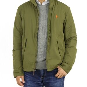Polo Ralph Lauren insulated windbreaker olive green medium jacket